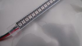 Taśma led WS2812 144 diod na 1m (czarna) (wodoodporna)