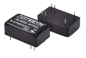 Przetwornica DC-DC, 6W, Uwe 18 → 75 V DC, Uwy ±15V dc, Iwy 200mA, Artesyn / Advanced Energy