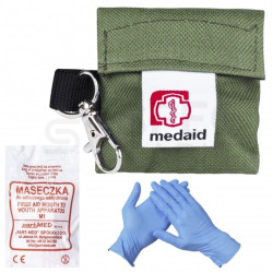 Brelok ratowniczy apteczka zielony MEDAID