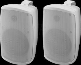 WALL-06SET/WS 2-way compact box system, 100 V, 2x 30 W, active-passive