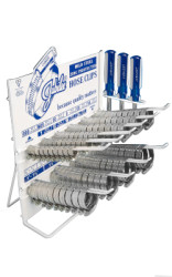 Zestaw opasek zaciskowych 100 Piece Stal miękka Napęd ślimakowy, 9.5 → 12mm and 35 → 50mm Inside Diameter