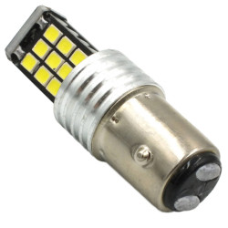 Dioda LED BAY15D 21SMD2835 CAN S 1157 biała 2-włóknowa żarowka