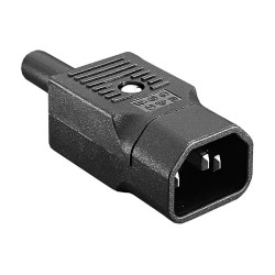 Bulgin PX0686 IEC Male Connector Screw Terminal 250V 10A Straight