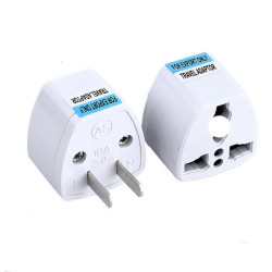 Adapter uniwersalny - przejściówka USA/UK-EU - Wtyczka Ameryka, gniazdo Anglia, Europa