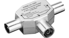 Trójnik Koncentryczny: 2 Wtyk Do Kabla Koncentrycznego Gniazdo Do Kabla...