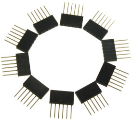 Stackable Header - 6 Pin
