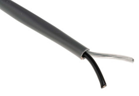 Kabel do instrumentów 2-żyłowy Belden 0.8 mm² Ø zew 5.64mm
