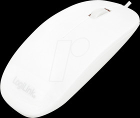 ID0062 Wired Mouse, USB, flat, white