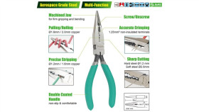 Szczypce Wydłużone Wielofunkcyjne Zaciskacz, Ściągacz Izolacji, Obcinaczki,...