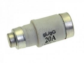 Bezp. topikowy 20A E18, typ D02, 400VAC; 250VDC