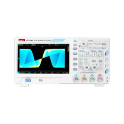 Oscyloskop cyfrowy 4-kanałowy 1GS/s 56Mpts 83000 wfms/s operacje na przebiegach USB-Host, LAN, EXT Trig UPO2104E 4x100 MHz