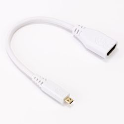 235mm micro-HDMI to standard HDMI adapter cable