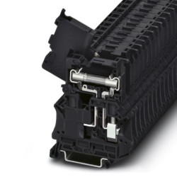 Złączka szynowa bezpiecznikowa Phoenix Contact poziomy: Pojedynczy 24 → 8AWGŚruba UT 6-HESI (6.3X32) raster: