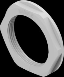 Counter nut, M40, Clamping range 10 to 14 mm, IP68, light gray, 1SNG607016R0000