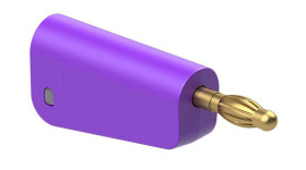 Adapter z wtykiem bananowym Wtyk Śruba Fioletowy 32A Staubli rozmiar 4 mm