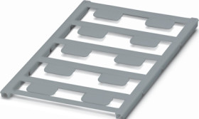 PA device marker, (L x W) 8 x 20 mm, silver, sheet with 10 pcs, 0828097