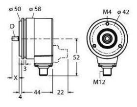 Enkoder obrotowy absolutny Turck 1545237