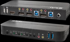 CSV-7210 2 Port KVM Switch, HDMI, DisplayPort, USB, Audio