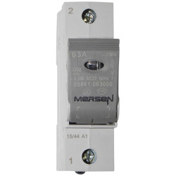 Mersen 05861.063000 LINOCUR Disconnector Fuse D02 63A 400V 1-Pole