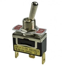 PRZELACZNIK, T-12CS, 2*1, ON-ON, KONEKT.