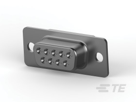 Złącze D-Sub 9-pinowe Żeński Proste Montaż na kablu raster 2.77mm Nikiel