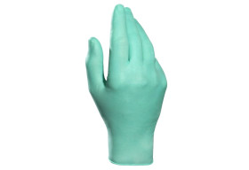Rękawice jednorazowe, rozm. 7, 100Rękawice szt., kolor: Zielony, Mapa