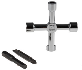 Klucze krzyżakowe RS PRO liczba profili 5 Klucz do szafki sterowniczej