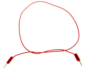 Przewód pomiarowy 1 mm 28.0026-030-22, PVC, 3A, 30 V ac, 60V dc, kolor: Czerwony, dł. 300mm, -10→ +70°C., Staubli