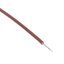 Brown UL1015 24AWG 11/0.16mm Tinned Copper Stranded Wire (price per metre)