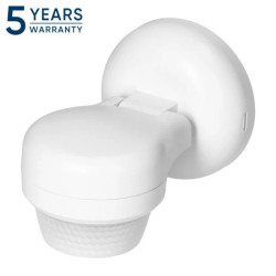 Czujnik ruchu 360st. IP65, 1200W, zasięg max. 24m, biały,OR-CR-272/W