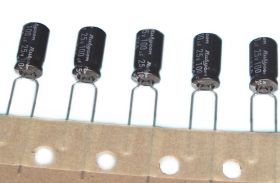 100uF 25V 105'C RUBYCON YXA kondensatory elektrolityczne aluminiowe miniaturowe