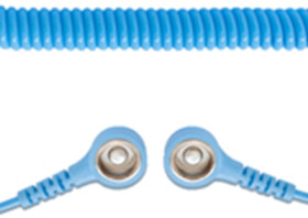 Grounding cable, push button Ø 10.3 mm, 1.8 m, C-198 1264