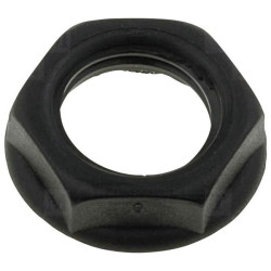 Cliff CL1408 Nut Black, 1 pc for 6.35 mm jack installation couplings