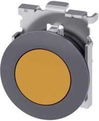 Siemens 3SU10600JB000AA0 3SU1060-0JB00-0AA0 Przycisk pierścień przedni metalowy, okrągły przycisk piaskowy szary, burszt