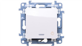 Simon 10 Przycisk /Światło/ Z Podświetleniem Led Biały Cs1l.01/11