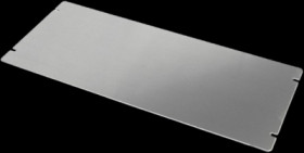 Base plate, aluminum, (L x W x H) 356 x 152 x 1 mm, natural, for series 1444, 1434-146