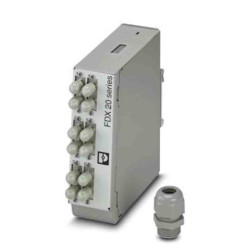 Panel krosowniczy, obudowa, 6-portowy ST 2 Wielomodowy Duplex Phoenix Contact