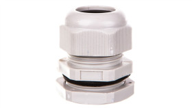 Dławnica Kablowa M32x1,5 Ip68 Poliamidowa Jasnoszara Em4732m