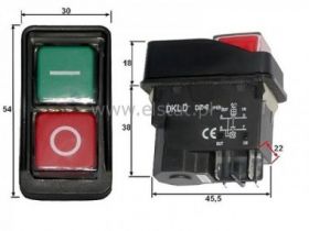 Wył. elektromag. 1F DZ-6 c:230V 15A 4piny