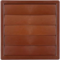 Kratka z żaluzją 170x170 średnica 150 brąz 02-303