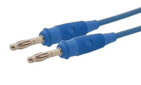 973388102, Silikon, 16A, 30 V ac, 60V dc, kolor: Niebieski, dł. 1m, -15 → +70°C, Hirschmann Test & Measurement