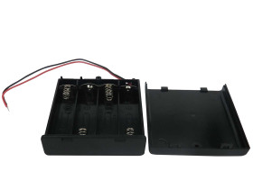 Uchwyt do baterii, x 4, maks. Ø 10.5mm, Smycz przewodu