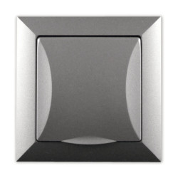 OPAL Gniazdo bryzgoszczelne z uziemieniem grafit GPT-16 OpH GR