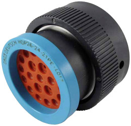 TE Connectivity Obudowa złącza pin męskiego na kabel HDP26-24-21PE-L017 1 szt. paleta