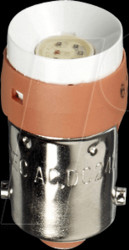 LSTD-2R LED, BA9S, 24VAC/DC, Red