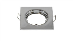 Oprawa Sufitowa Dain Srebrna Kwadrat Stal Nierucho