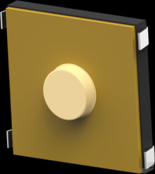 Short-stroke pushbutton, 1 Form A (N/O), 50 mA/12 VDC, unlit , 1.6 N, SMD, 2337235-2