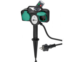 Gniazdo ogrodowe podwójne ze zdalnym sterowaniem