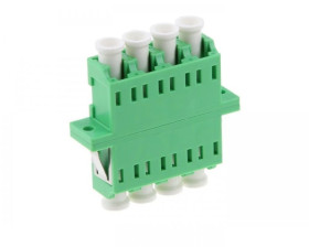 Adapter światłowodowy SM LC/APC Quad LCQUADGREEN