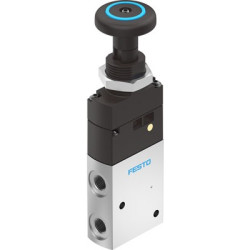 Zawór regulacyjny pneumatyczny 3/2 double solenoid z przyciskiem G 1/4 2.5mm